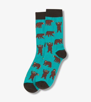 Bear Hug Men's Beer Can Socks