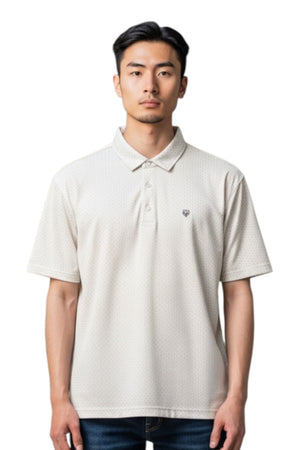 Cotton Brothers Square Print Polo