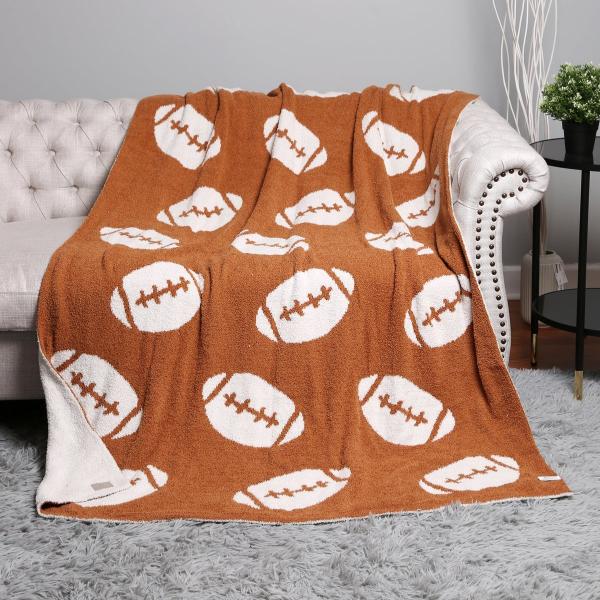 Sports print blankets