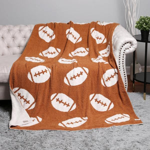 Sports print blankets