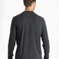 Bamboo Flex Ls Henley - BLK SAND