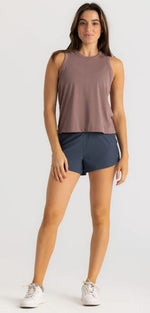 Bamboo Lined Active Short 3" - BLUEDUSK