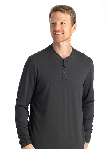 Bamboo Flex Long Sleeve Henley