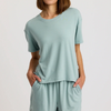 Bamboo Flex Sunday Tee - Ocean Mist