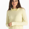 W- Bamboo Lightweight Hoodie 2 - Washed Citrus