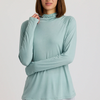 W- Bamboo Lightweight Hoodie 2 - Ocean Mist