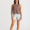 Bamboo Lined Active Short 5" - Sky Gray