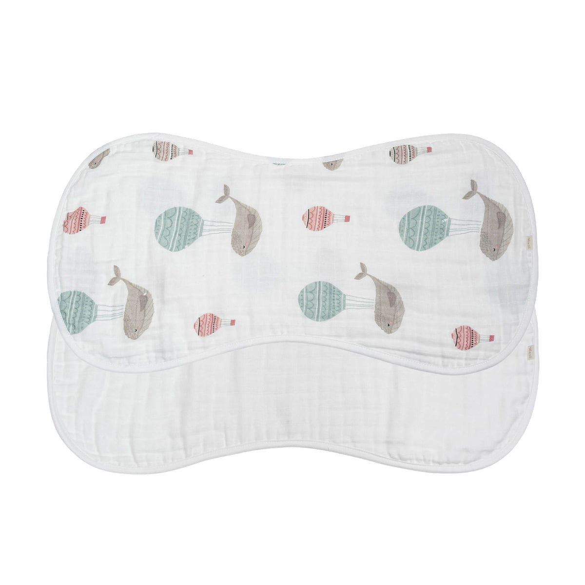 Bamboo Muslin Burp Cloth 2-Pack Set