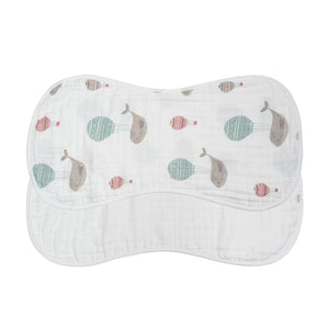 Bamboo Muslin Burp Cloth 2-Pack Set