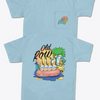 Beer Floats Pocket Tee - Chambray