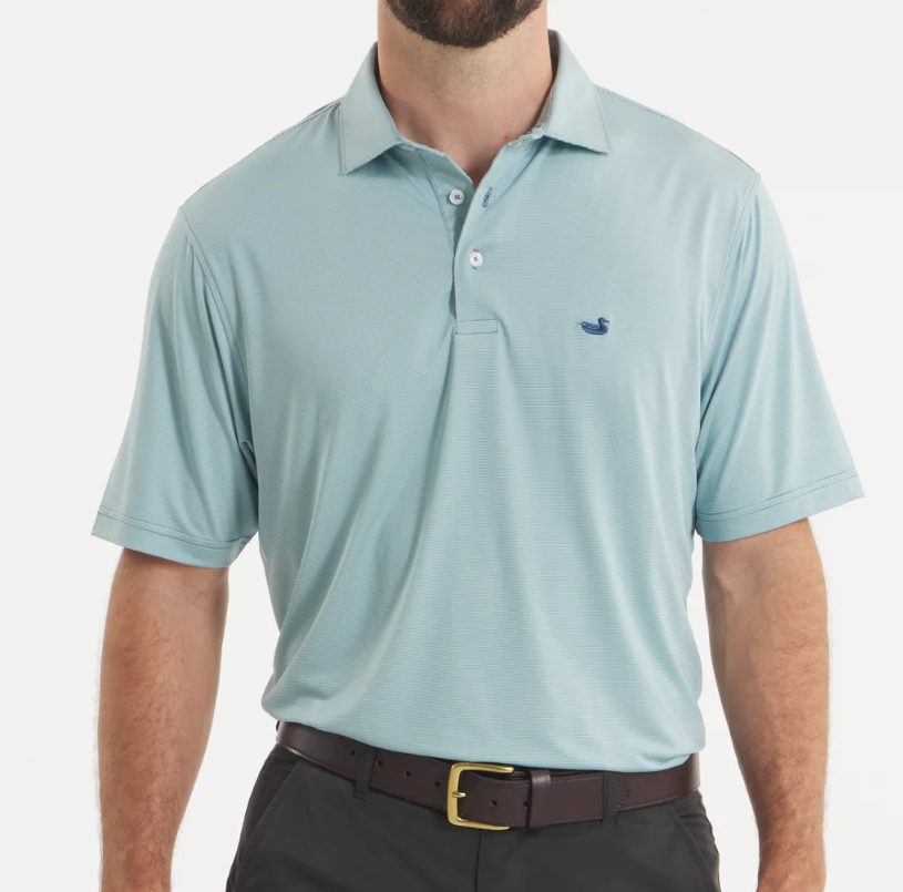 Wellington Stripe - Bermuda Performance Polo