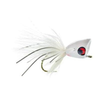Betts Fishing Lure 505-1/0-1 Bug Fly Popper White And White