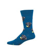 Black Lab Sock - Teal