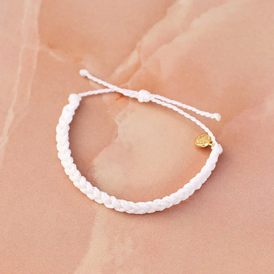 Braided Bracelet - WHITE