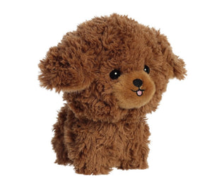 7"  Brown Poodle
