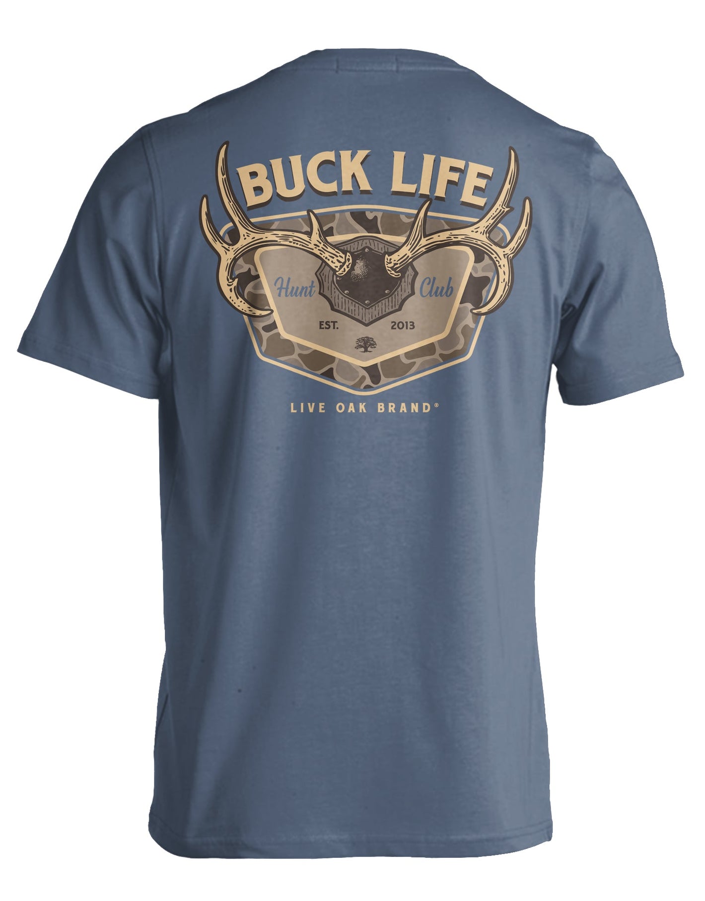 Buck Camo Badge Tee