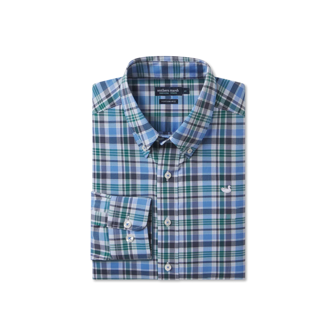Franklin Plaid Performance Dress Shirt