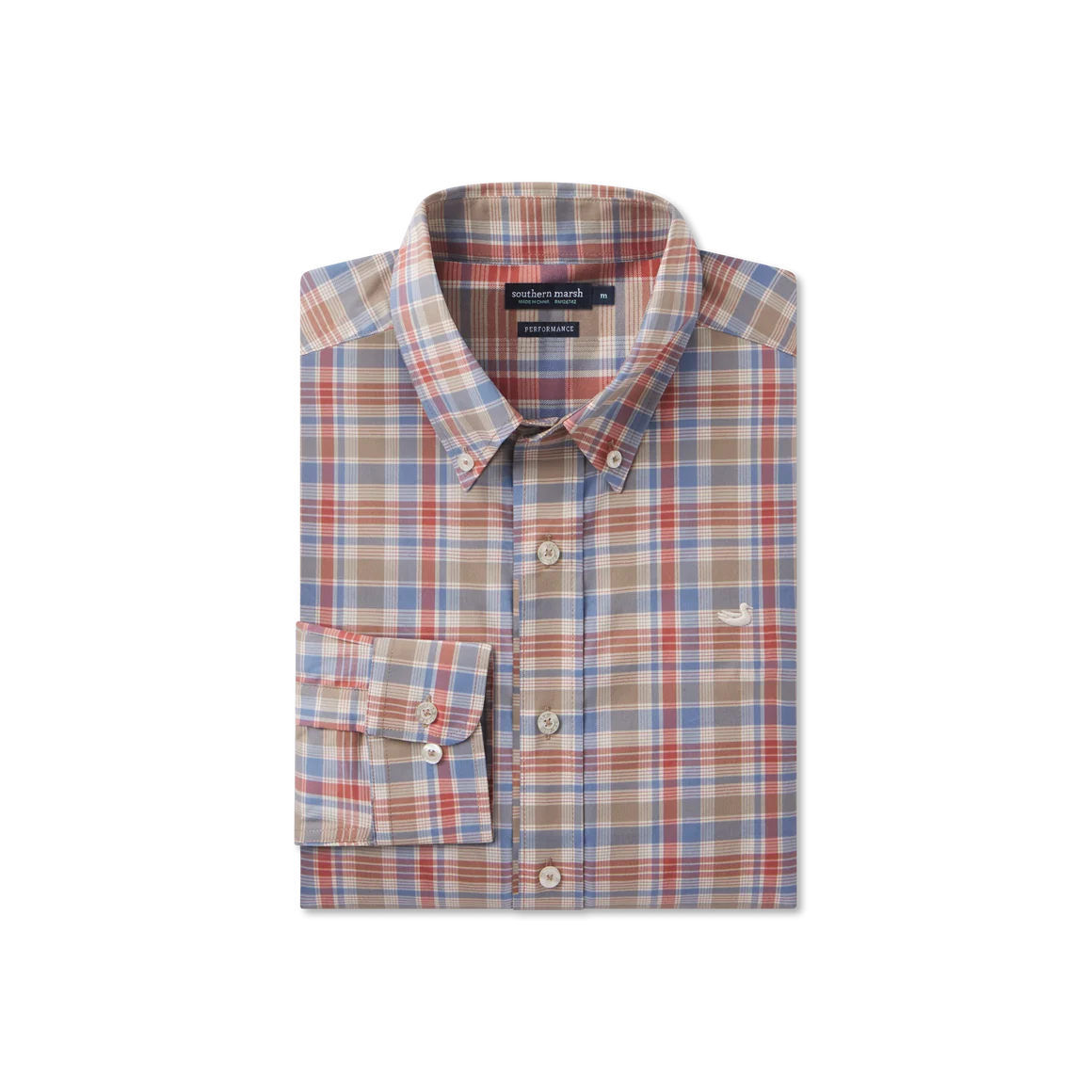 Franklin Plaid Performance Dress Shirt