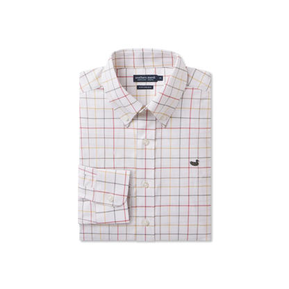 Lockhart Windowpane Performance Dress Shirt