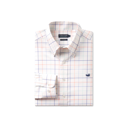 Lockhart Windowpane Performance Dress Shirt