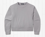 Caroline Comfort Crop Crewneck - LT GRAY