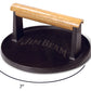 Jim Beam 7" Cast Iron Burger Press