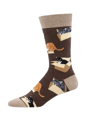 Cat In A Box Sock