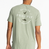 Channel Markers Pocket Tee - Heather Desert Sage