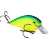Kvd 2.5 Squarebill - Chartruese Black Back