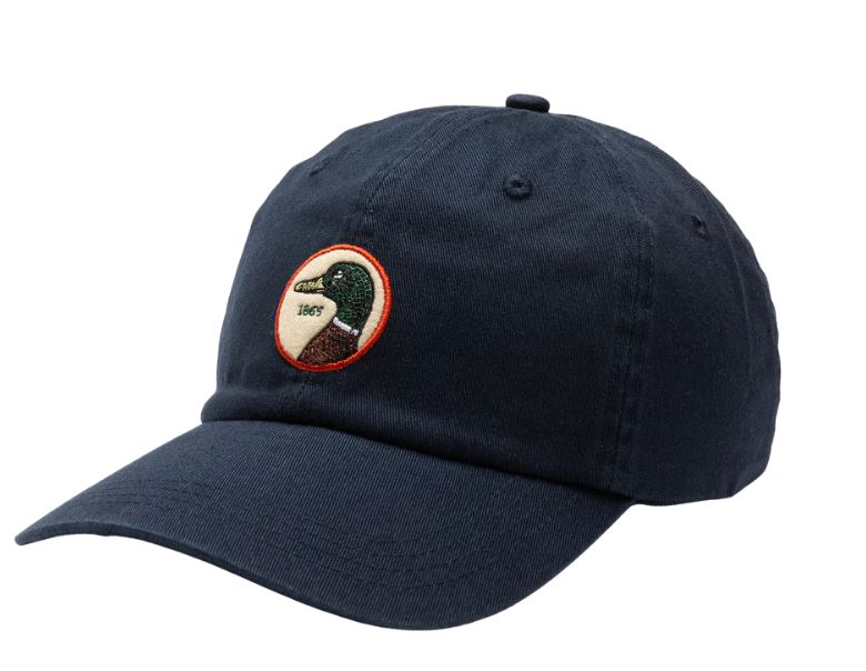 Circle Patch Twill Hat - NAVY