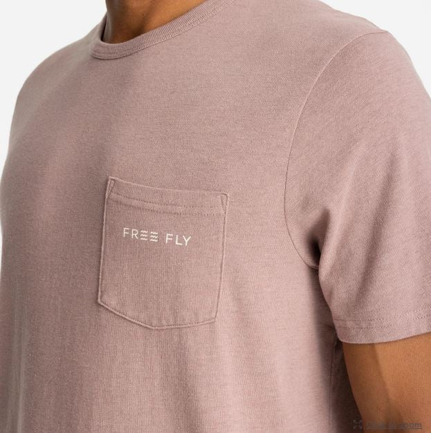 Comfort On Pocket Tee - HTR FIG