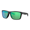 Broadbill II XL Sunglasses - Green Mirror 580G Lens - Matte Black Frame