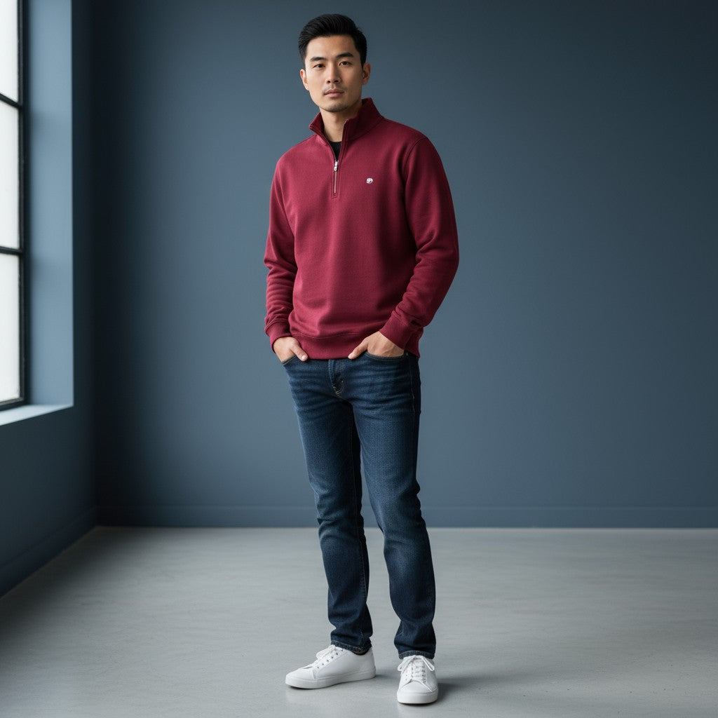 Cotton Brothers 1/4 Zip Pullover