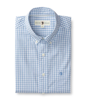 Edgewood Plaid Long Sleeve Cotton Poplin