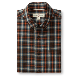 Dunn Plaid Cotton Slub Sport Shirt