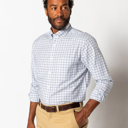Cotton Oxford Sport Shirt - Kline Plaid