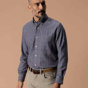 Cotton Flannel Sport Shirt Paxon Plaid
