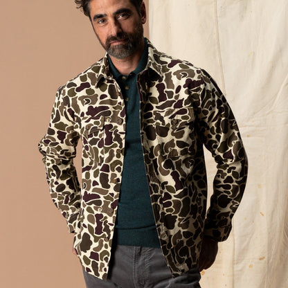 Vintage Camo Duck Canvas Jacket