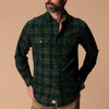 Corduroy Snap Shirt Timberly Plaid - Pine Grove