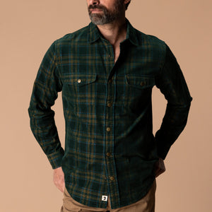 Corduroy Snap Shirt Timberly Plaid