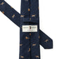 Wool/Silk Dog & Pheasant Motif tie