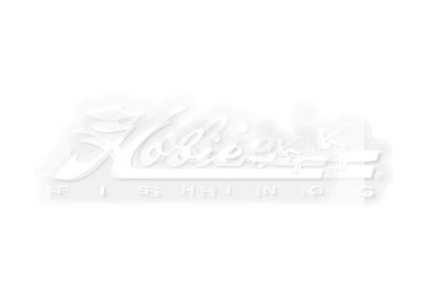 Decal 12" Hobie Fishing White - WHITE