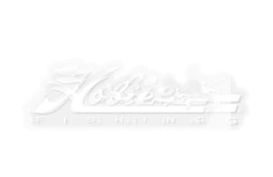 Decal 12" Hobie Fishing White - WHITE