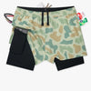 6" The Duck & Covers Performance Short - Medium Green