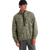 Men's Ashridge Fleece Half Zip - Vintage Camo Oil Green