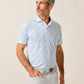 Johnnie-O Jo America Polo in Barracuda - white shirt with blue and pink floral print