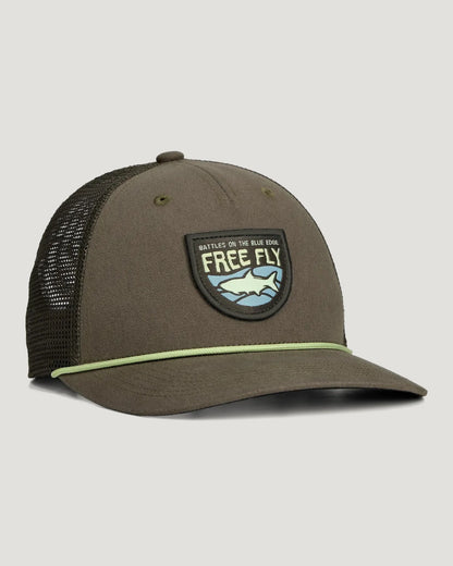 Blue Edge Trucker Hat