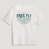 Blue Edge Pocket Tee - Bright White