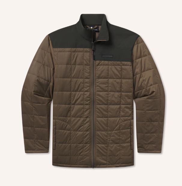 Falcon Hill Quilted Jacket - STONE BR