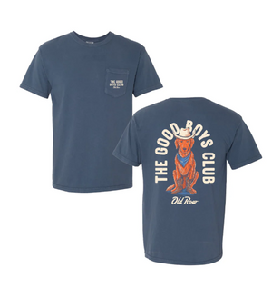 Good Boys Club Cowboy Retriever Pocket Tee